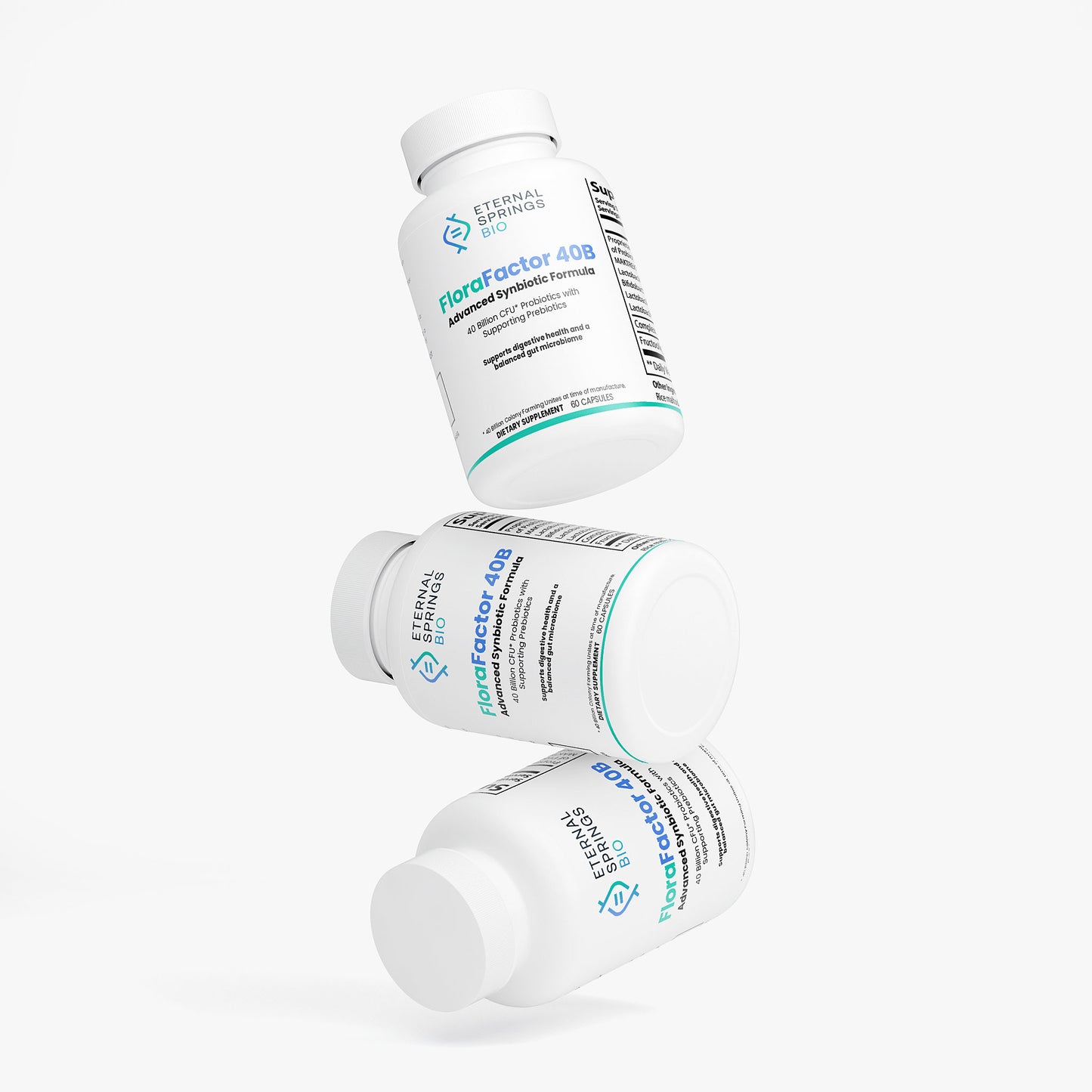 FloraFactor 40B - Advanced Probiotic and Prebiotic Formula
