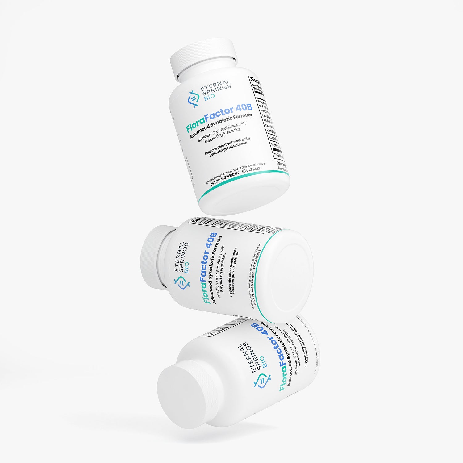 FloraFactor 40B - Advanced Probiotic and Prebiotic Formula