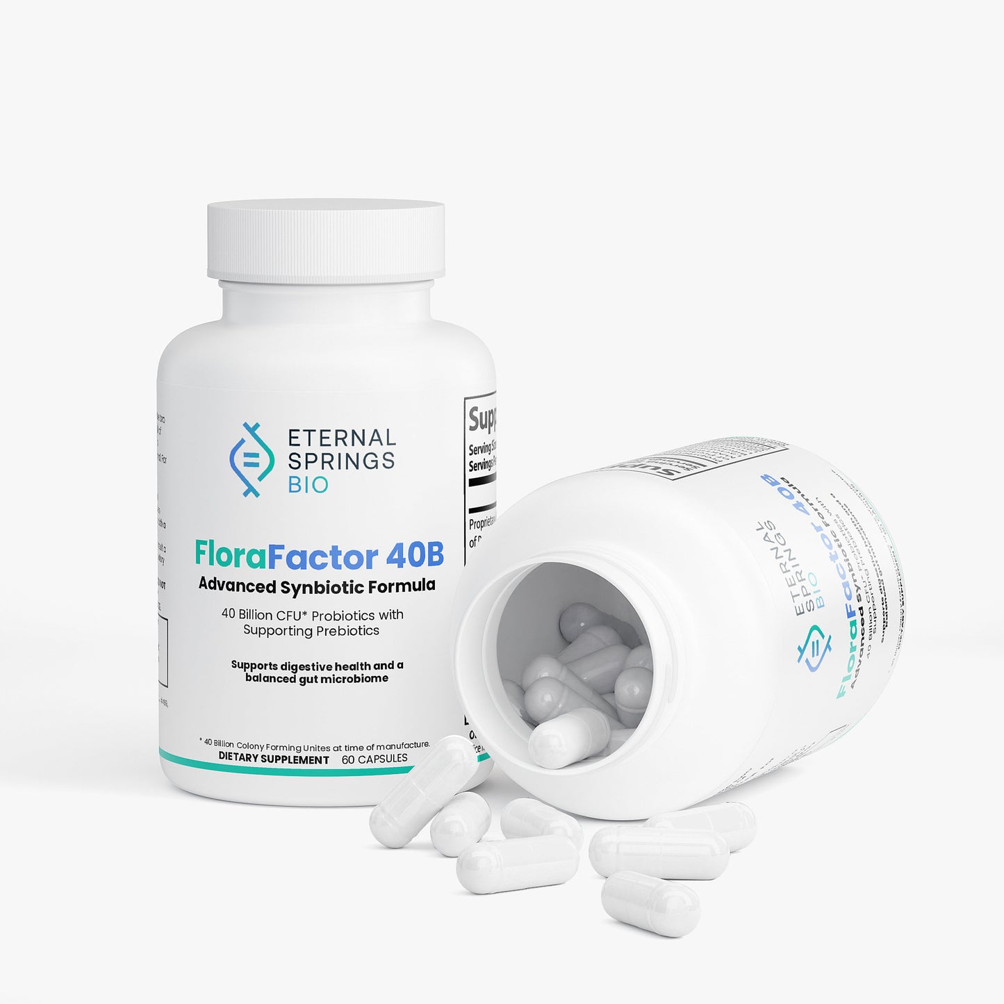 FloraFactor 40B - Advanced Probiotic and Prebiotic Formula