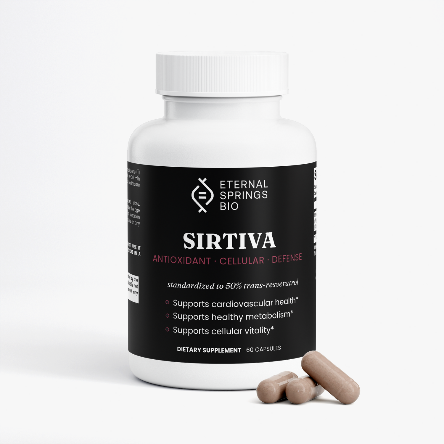 Sirtiva Resveratrol 50% 600mg