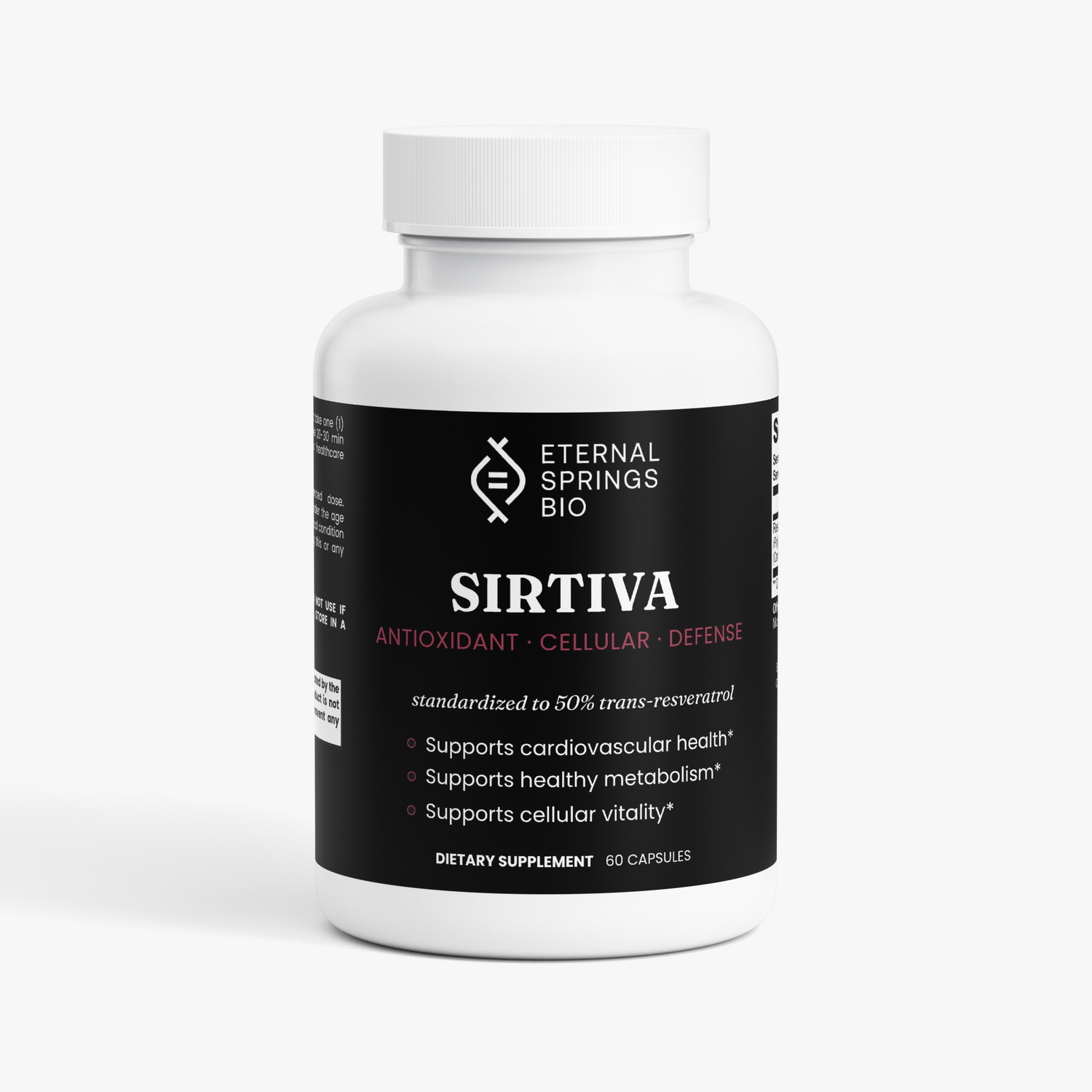 Sirtiva Resveratrol 50% 600mg
