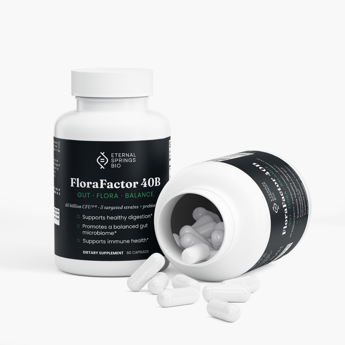 FloraFactor 40B - Advanced Probiotic and Prebiotic Formula