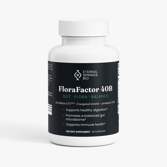 FloraFactor 40B - Advanced Probiotic and Prebiotic Formula