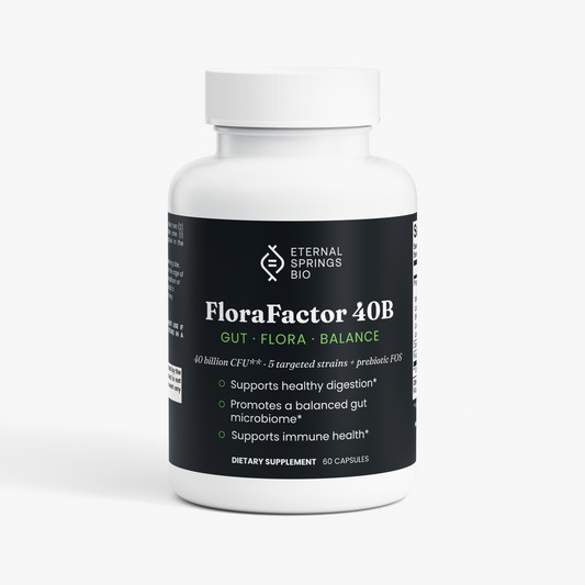 FloraFactor 40B - Advanced Probiotic and Prebiotic Formula
