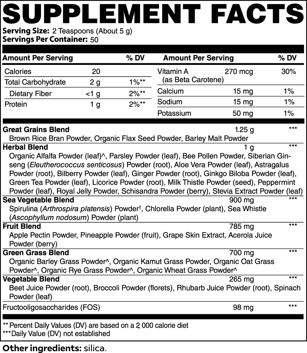Natural Clean Greens