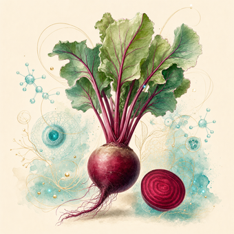 beetroot botanical longevity art