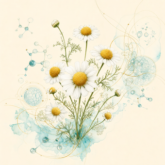chamomile botanical longevity art