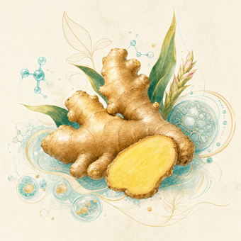 ginger botanical longevity art