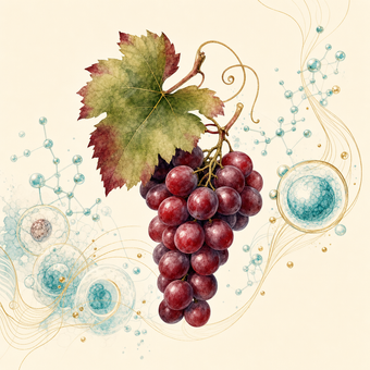 resveratrol botanical longevity art